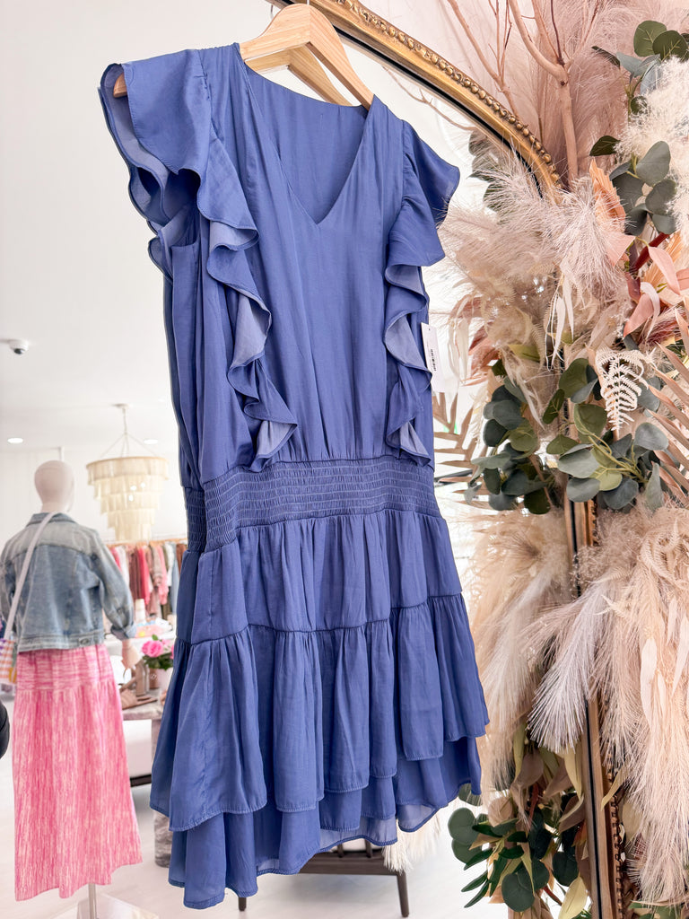 Gillian Dress - Denim Blue