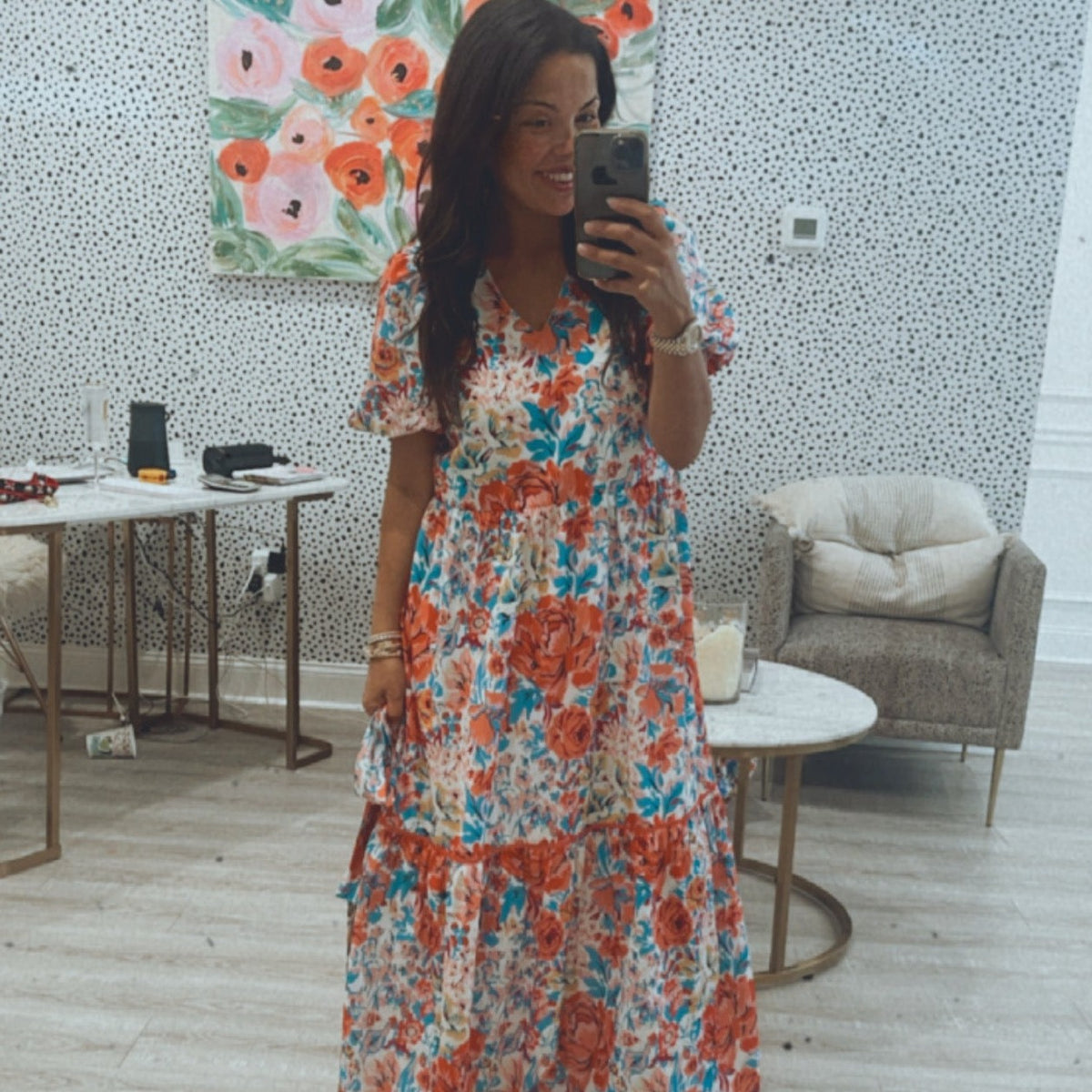 Raelynn Maxi Dress - Rose Garden