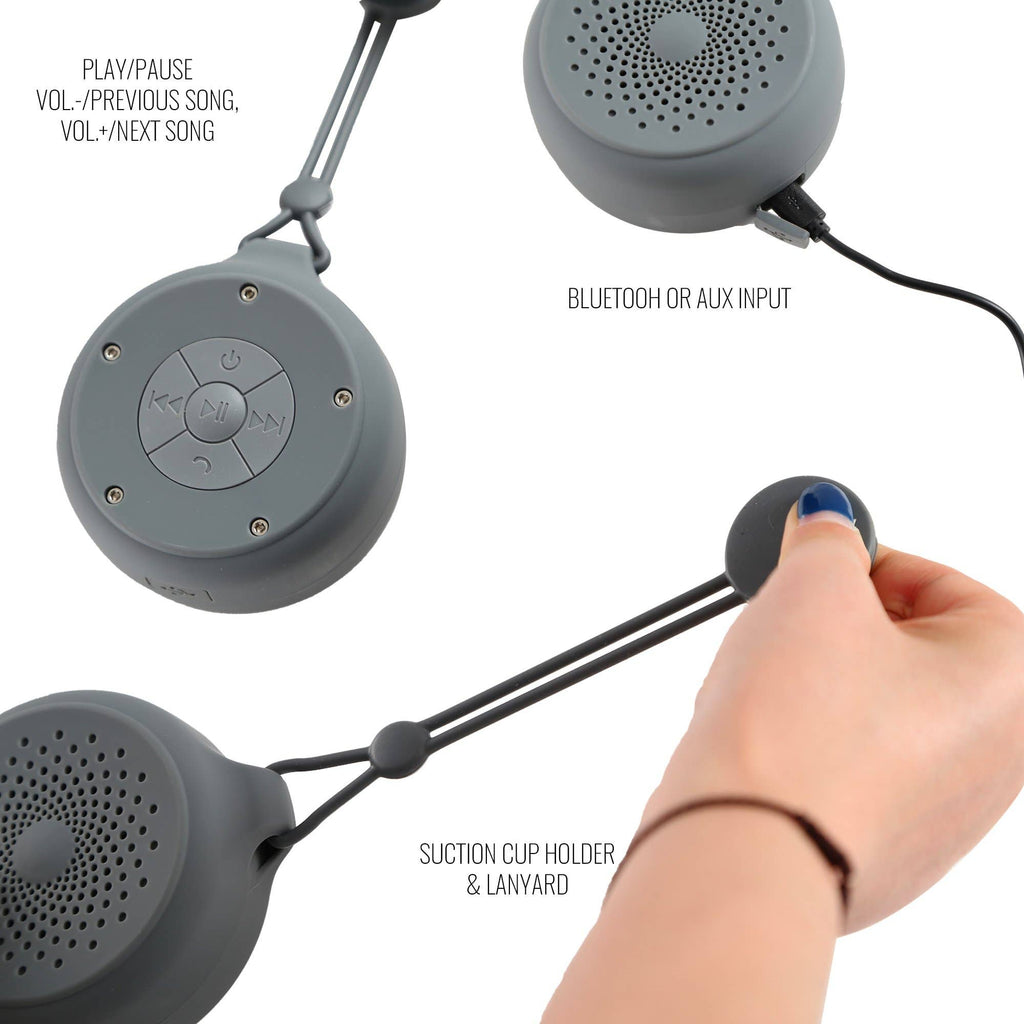 Boomerang Waterproof Wireless Speaker: Black