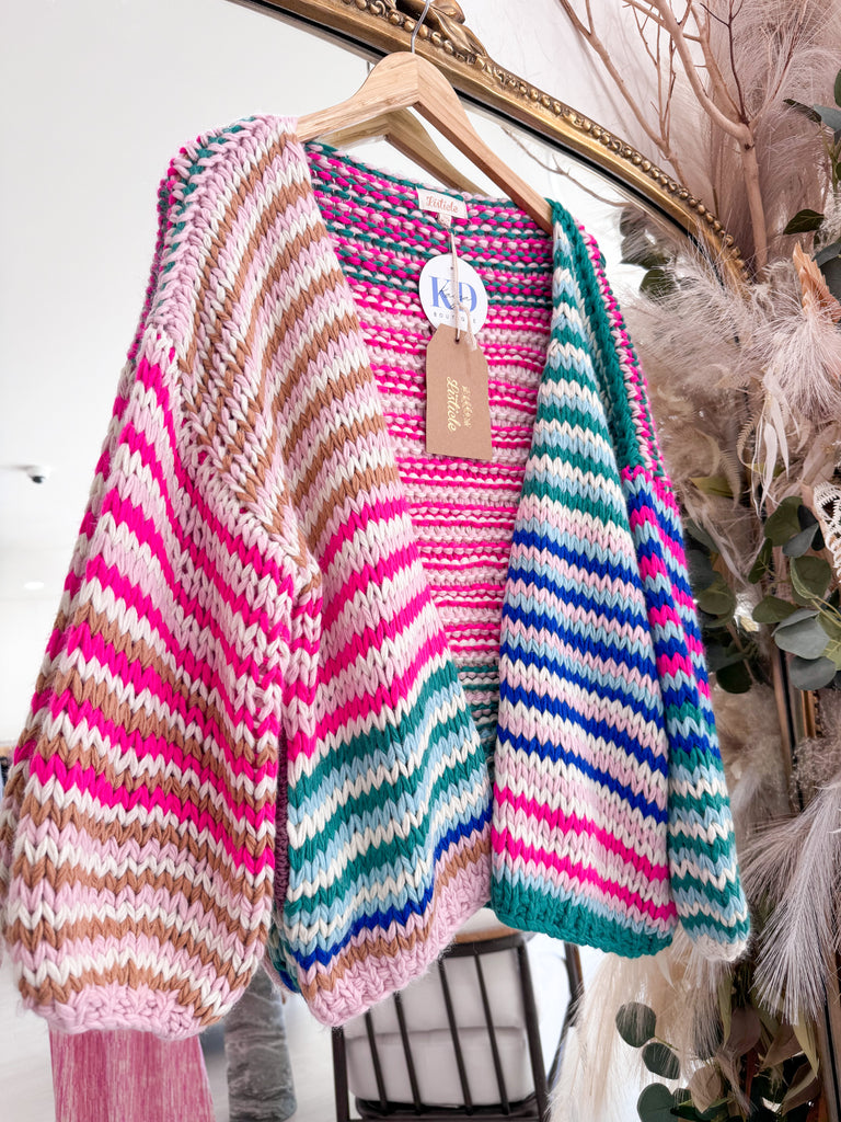 Tibby Sweater - Pink Multi