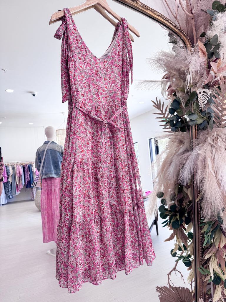 Alora Dress - Pink Floral