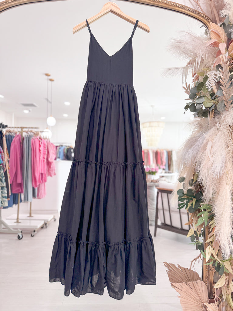 Diann Maxi Dress - Black