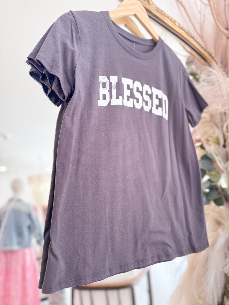 Blessed Tee - Charcoal