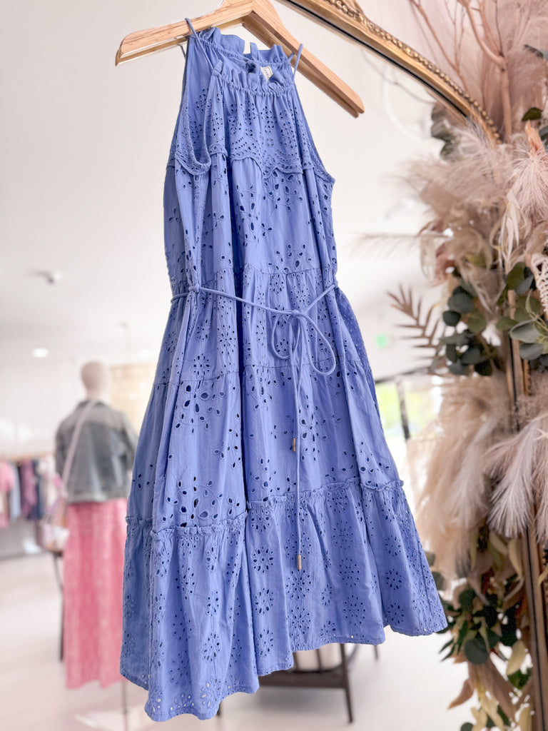 Glorious Mini Dress - Sky Blue