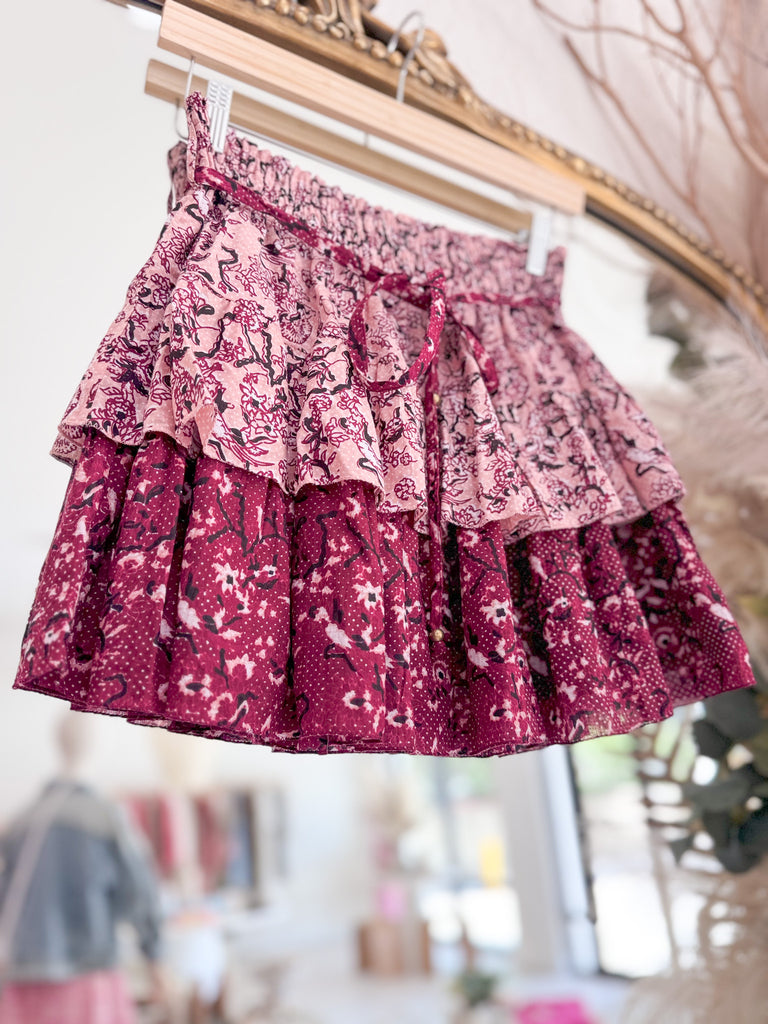 Starling Skirt - Berry
