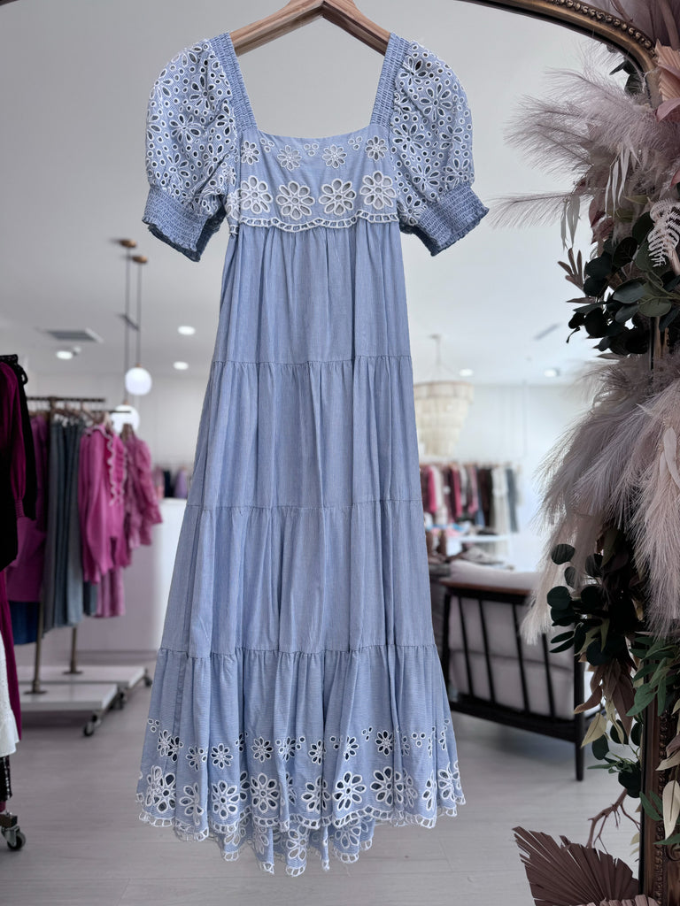 Rubie Midi Dress - Blue