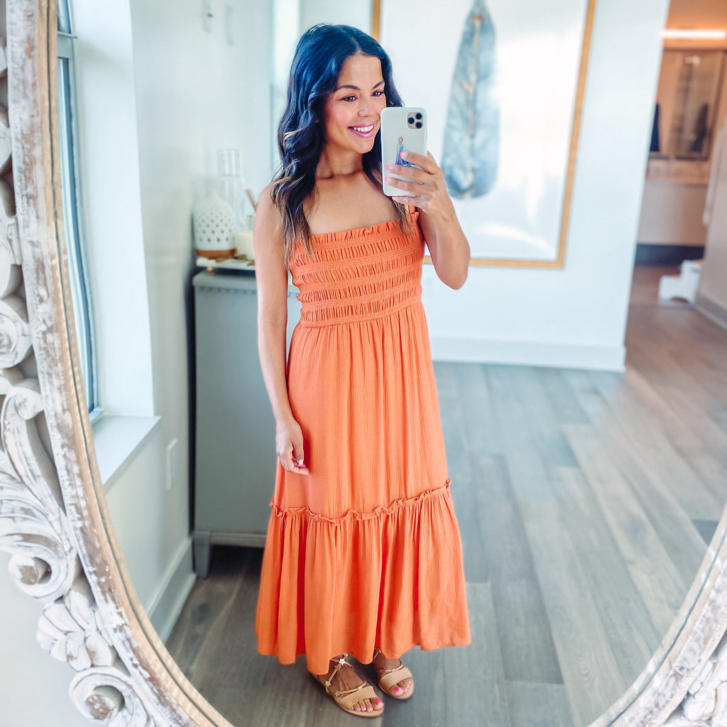 Trina Dress - Apricot