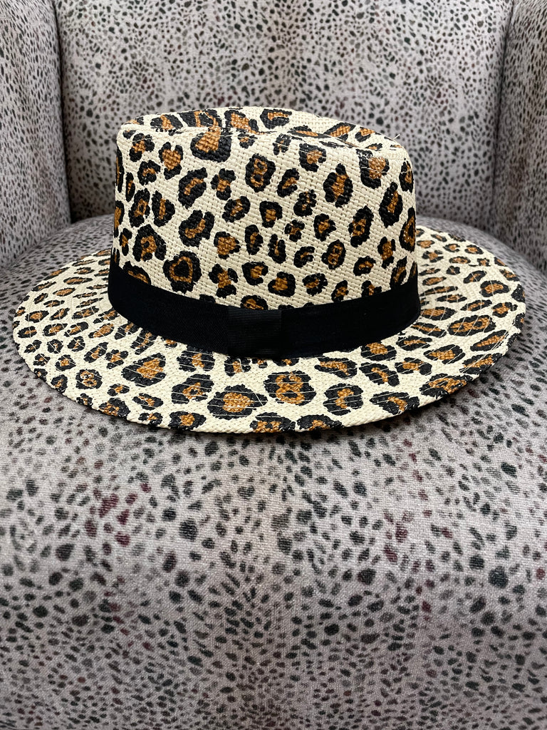 Nay Straw Hat - Cheetah