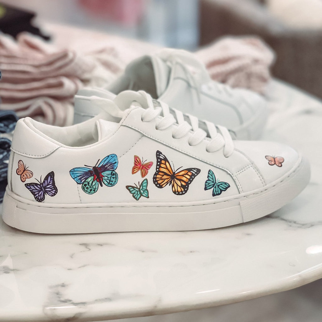 Butterflies Sneaker - White