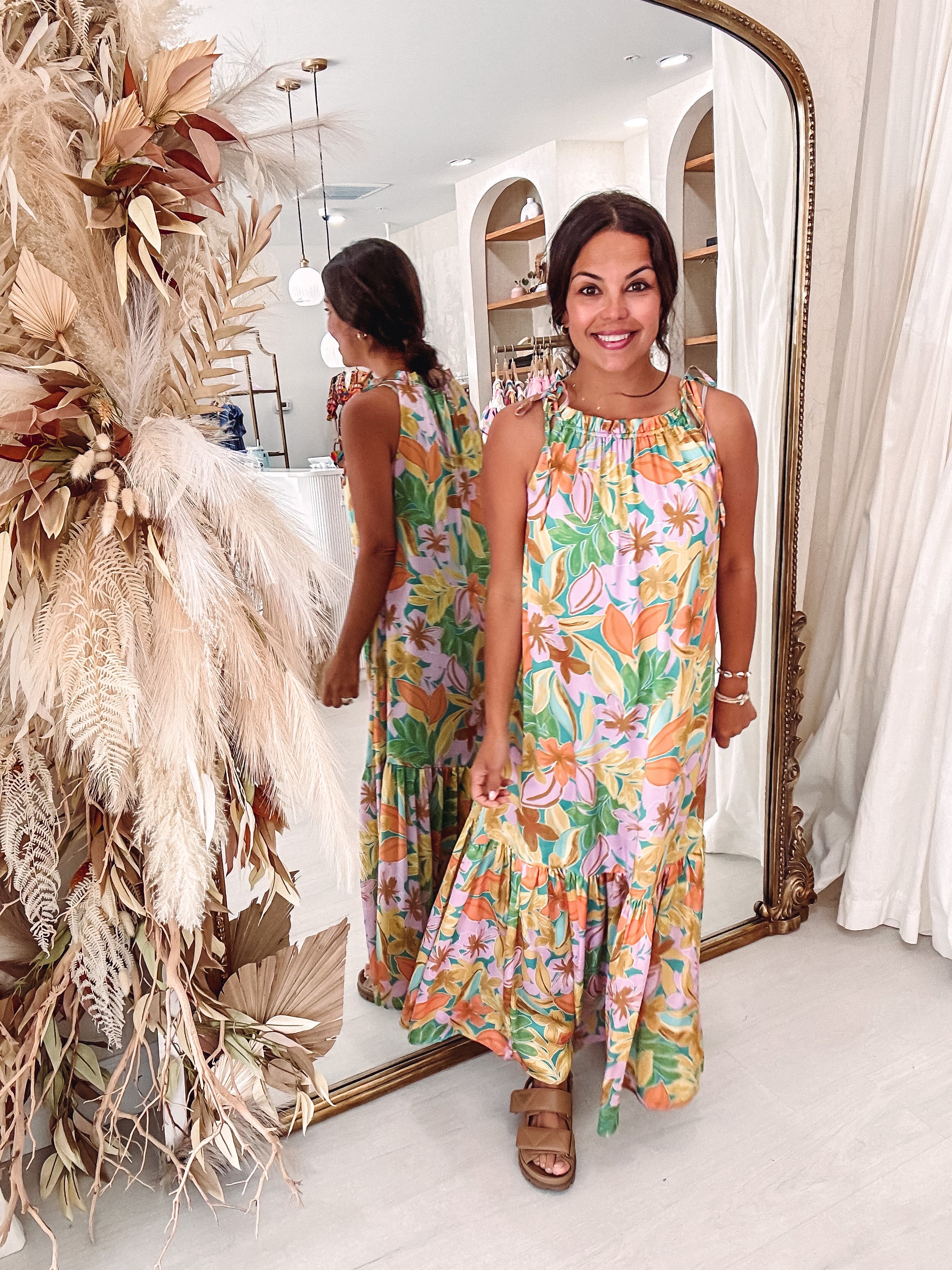 Millie Maxi Dress - Malibu Floral