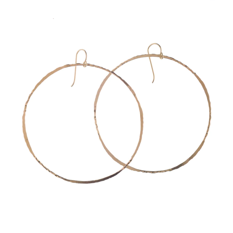 Small Betsy Hoop - Gold