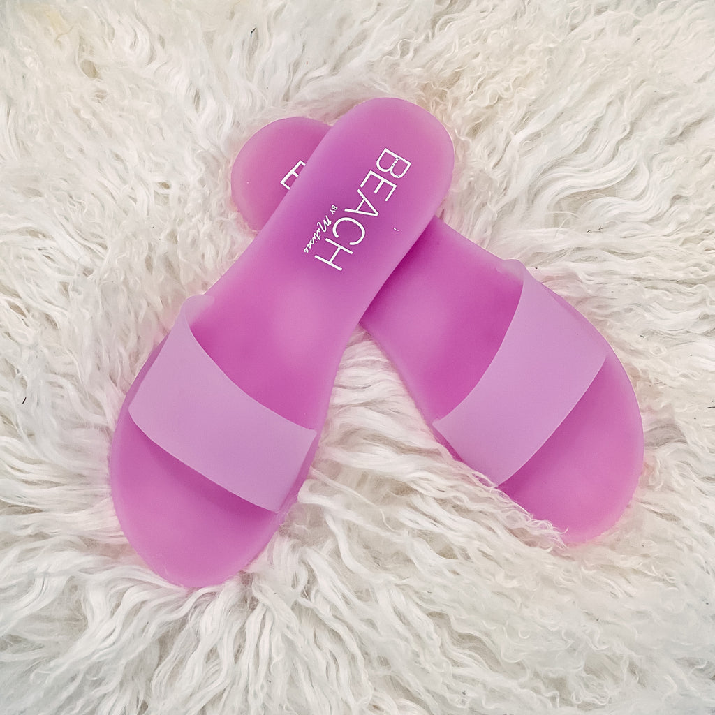 Jelly Slides - Light Pink